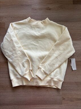 Cream Crewneck Pullover Sweater